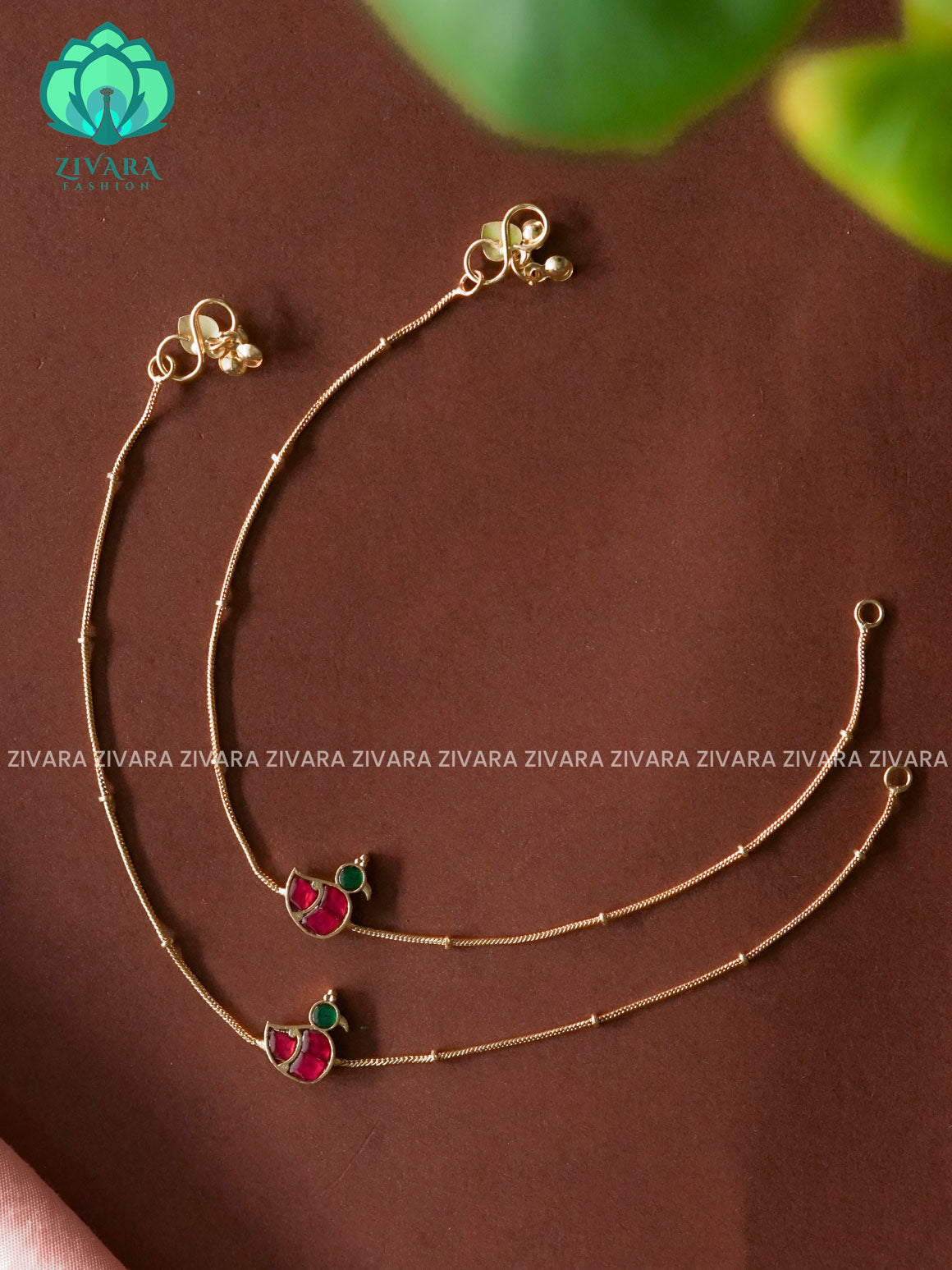 JADAU DUCK - Trending occasional wear anklets (9.75 inch approx )for women- latest jewellery- ZIVARA FASHION